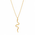 snake chain with pendant