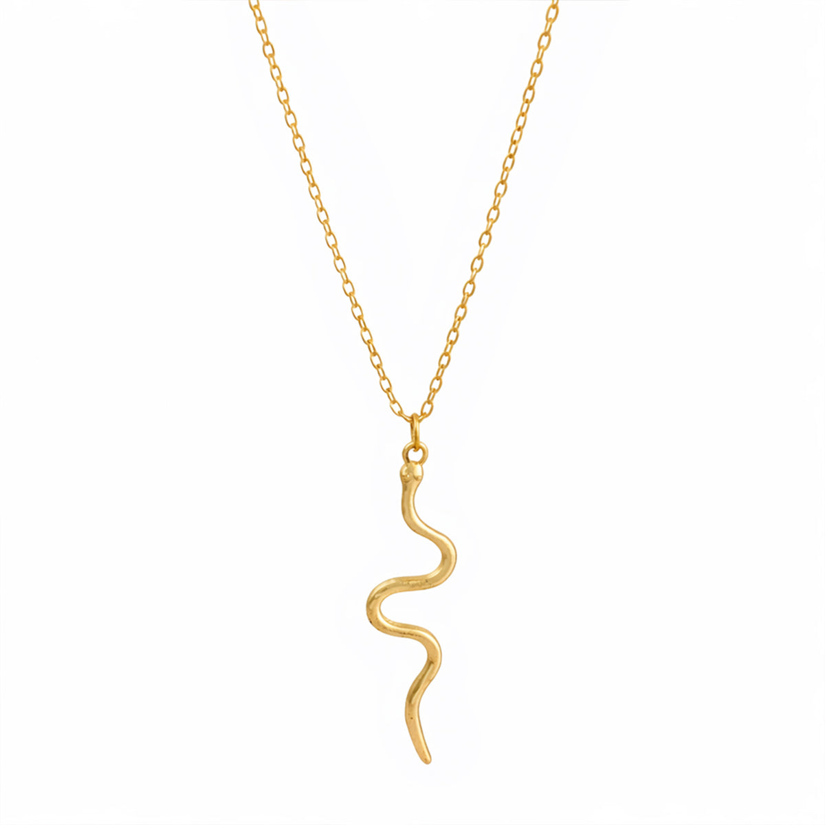 snake chain with pendant
