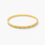 Square Crystal Bangle