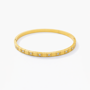 Square Crystal Bangle