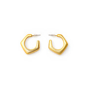 Prism Metallic Hoop Earrings