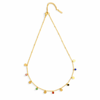 Celestia Multistone Charm Necklaces