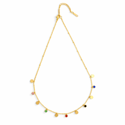 Celestia Multistone Charm Necklaces