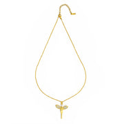 Luxury Gold Guardian Angel chain with pendant
