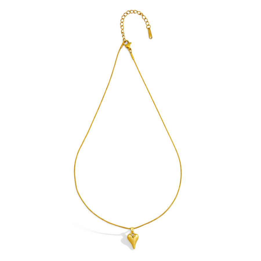 Classic Drop Heart Pendant