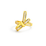 Royal Ribbon Luxe Adjustable Ring