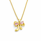 Rosaline Bow Pendant with Chain with pendant