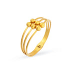 Golden Orbit Ball Bangle