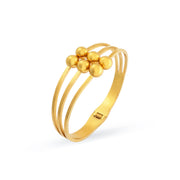 Golden Orbit Ball Bangle