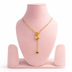 Eterna Heart Drop Toggle Necklaces