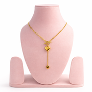 Eterna Heart Drop Toggle Necklaces