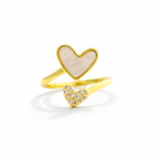 Eternal Love Double Heart Ring