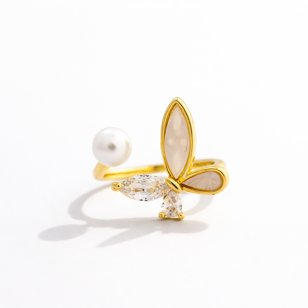 Polished Open-End Gold Ring