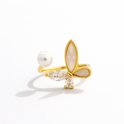 Polished Open-End Gold Ring