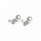 Square Pearl Studs