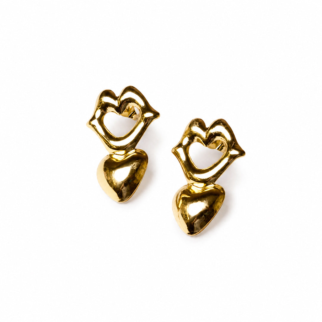 Kiss Of Love Studs