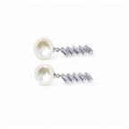 Studded Pearl Danglers