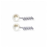 Studded Pearl Danglers