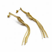 Twisted Tassel Earrings