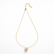 Petite Butterfly Rosé Pendant