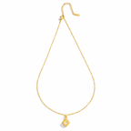 Aurelia Prism Lock Pendant Necklaces