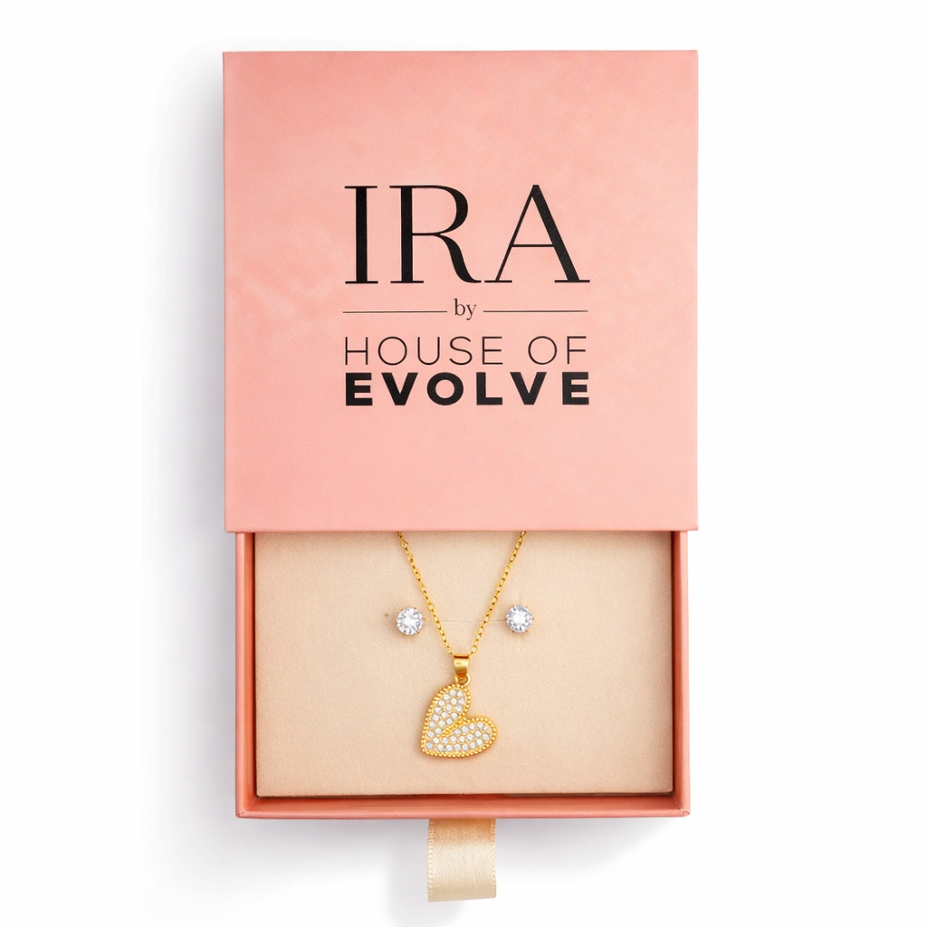 Crystal Embrace Heart Set