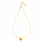 Essential Heart Pendant with Chain with pendant