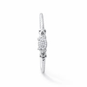 Celeste Silver Bangle