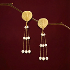 Shell Drop Elegance Earrings