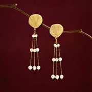 Shell Drop Elegance Earrings