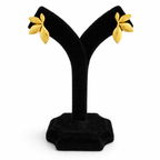 Golden Petal Bloom Earrings