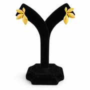 Golden Petal Bloom Earrings