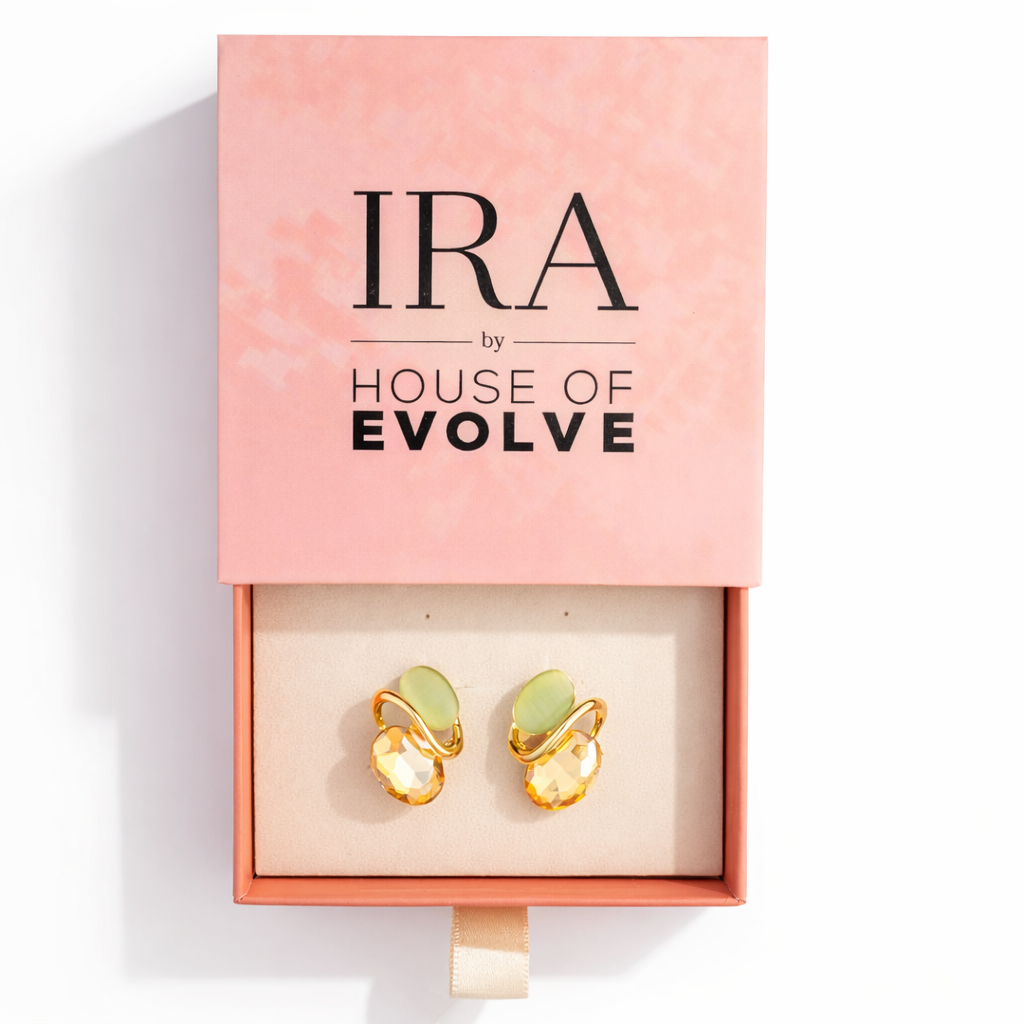 Leaf Drop Linear Earrings