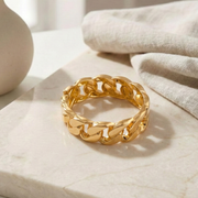 Smooth Edge Open Cuff Bracelet