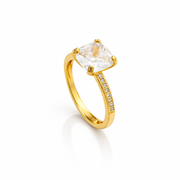 Luna Solitaire adjestable Ring