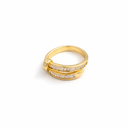 Curved Nail Adjustable Ring