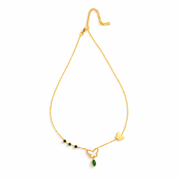 Emerald Flutter Necklaces