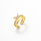 Luna Layered Adjustable Ring