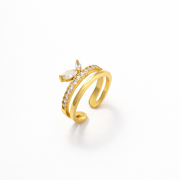 Luna Layered Adjustable Ring