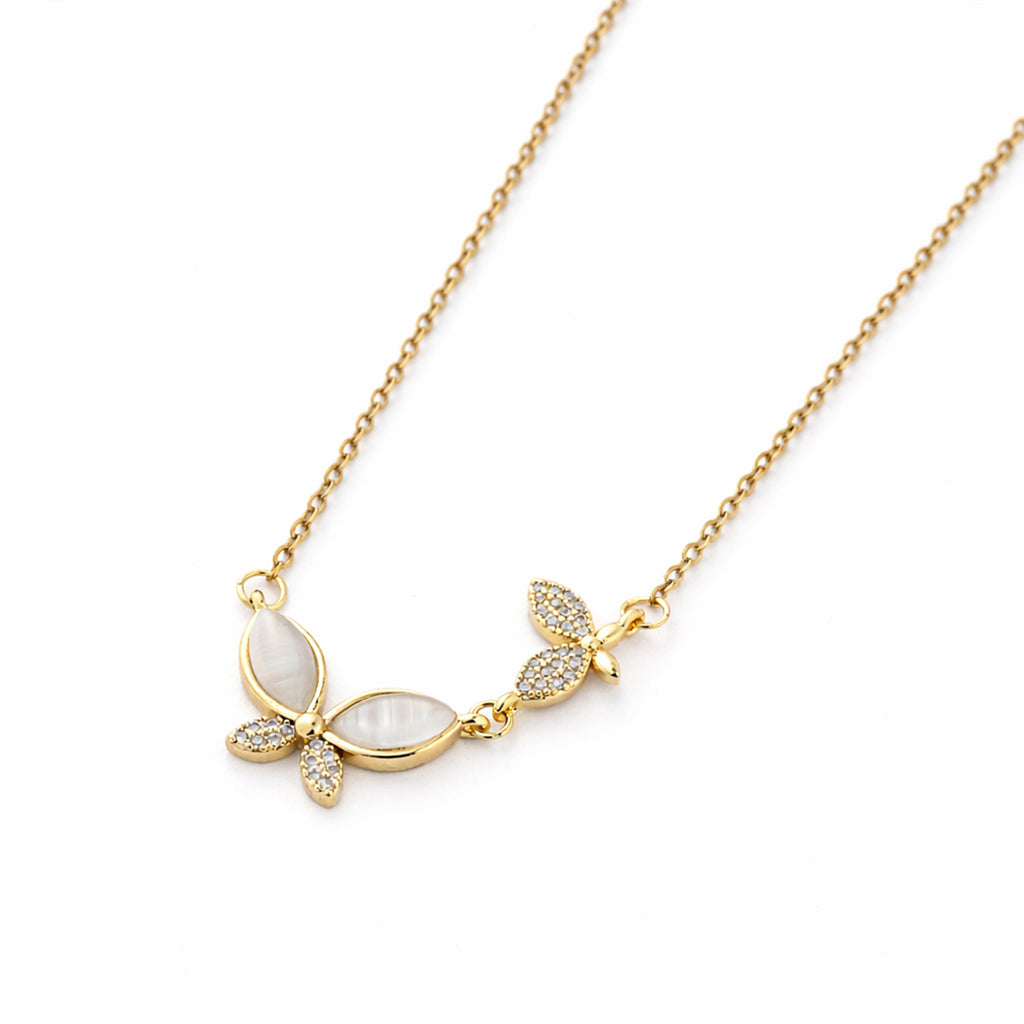 Minimal Wing Charm Chain with pendant