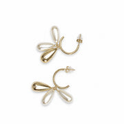 Pearl Trio Hoop Earrings