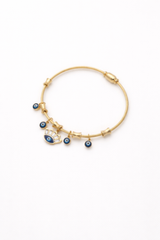 IRA Golden Aura Evil Eye Bangle