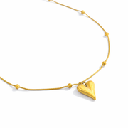 Elegant Love Heart Charm Chain with pendant