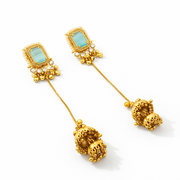 Neelam Aura Long Jhumka Earrings