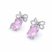 Crystal Grace Bow Earrings