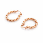 Classic Twist Gold Hoops