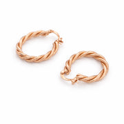 Classic Twist Gold Hoops