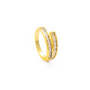 Elara Oval Crystal Statement Ring