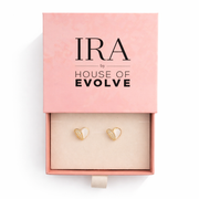Pearl Kiss Crystal Heart Earrings
