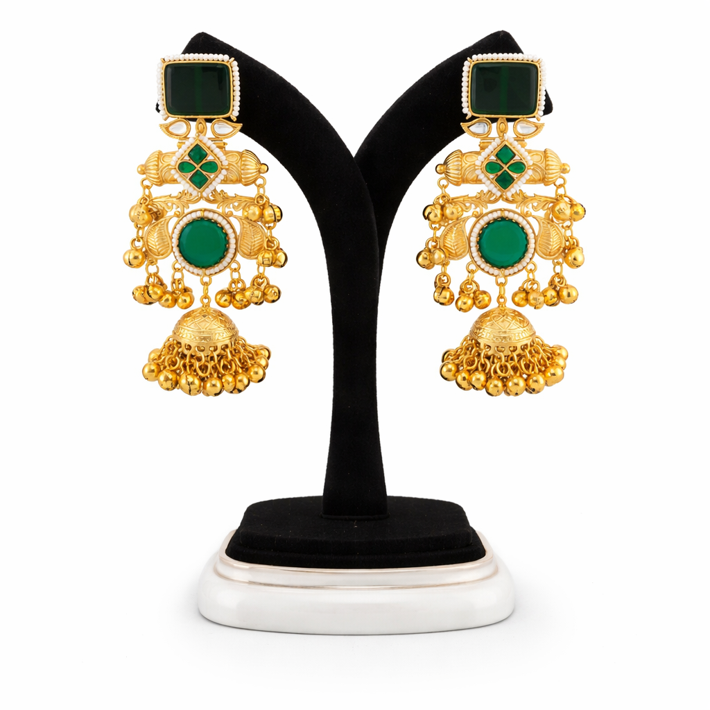 Sheesh Mahal Kashmiri Jhumkas